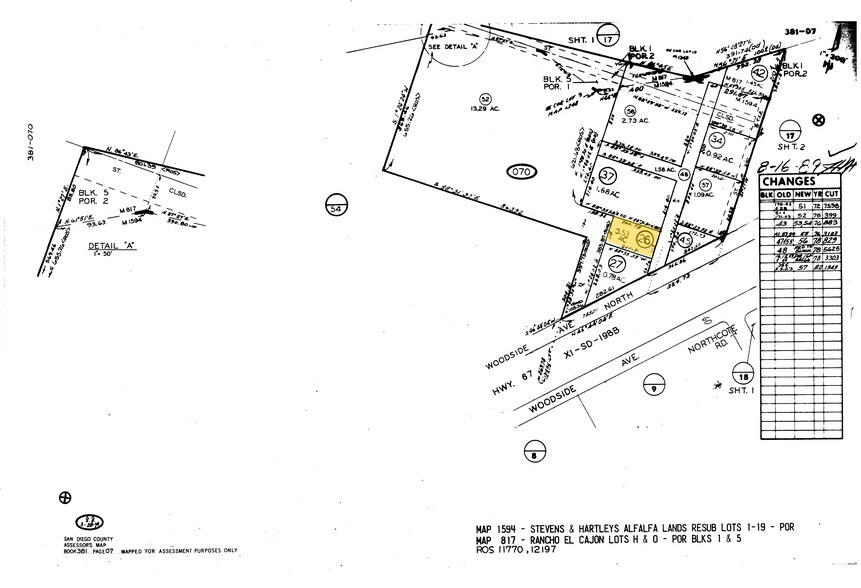 9444-9456 Mission Park Pl, Santee, CA à louer - Plan cadastral - Image 2 de 6