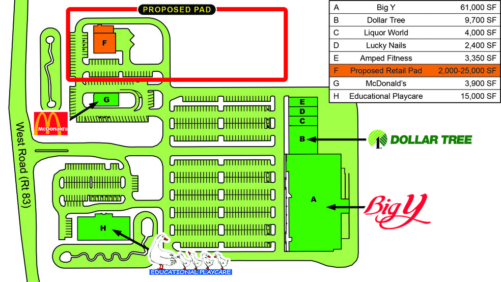 135 West Rd, Ellington, CT à vendre - Plan de site - Image 1 de 1