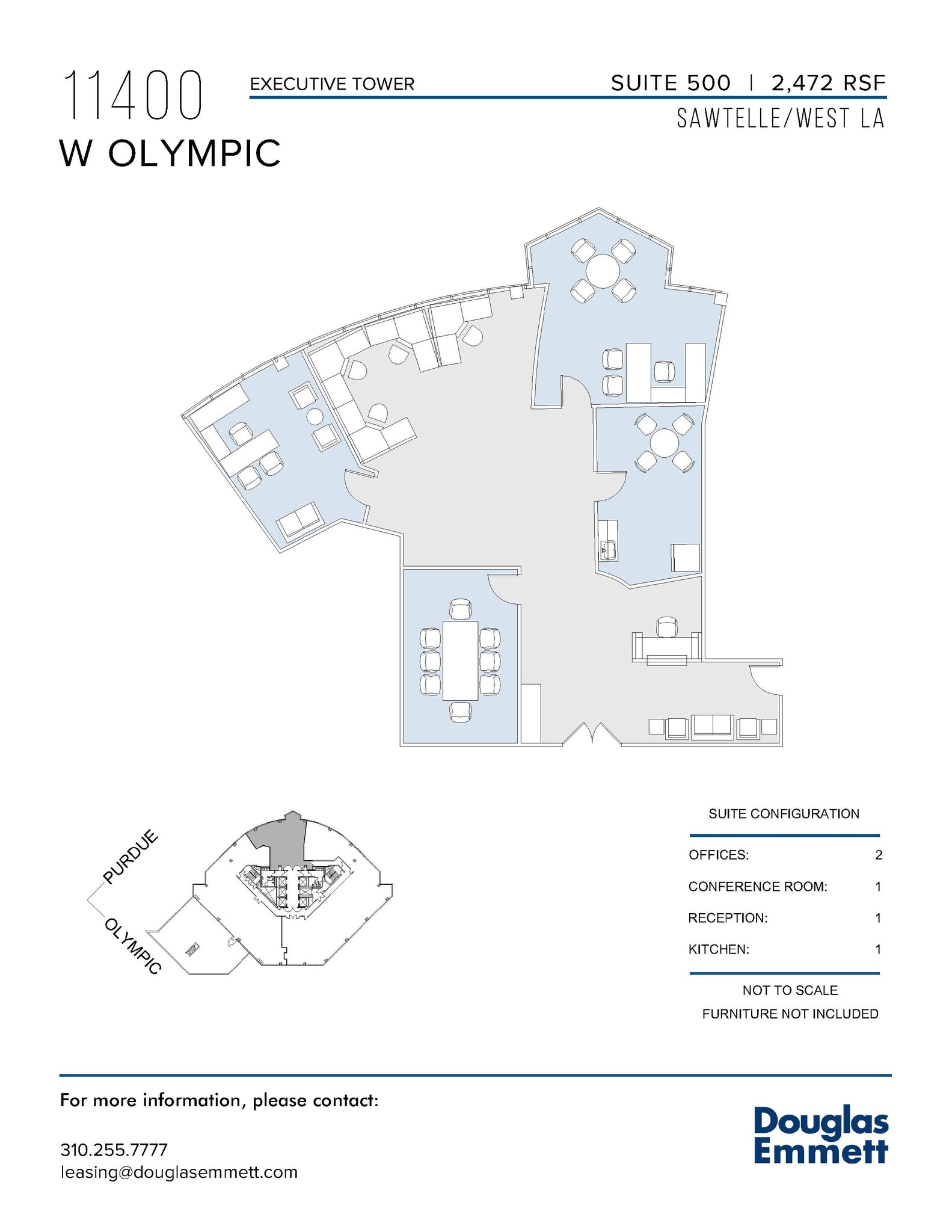 11400 W Olympic Blvd, Los Angeles, CA for lease Floor Plan- Image 1 of 1