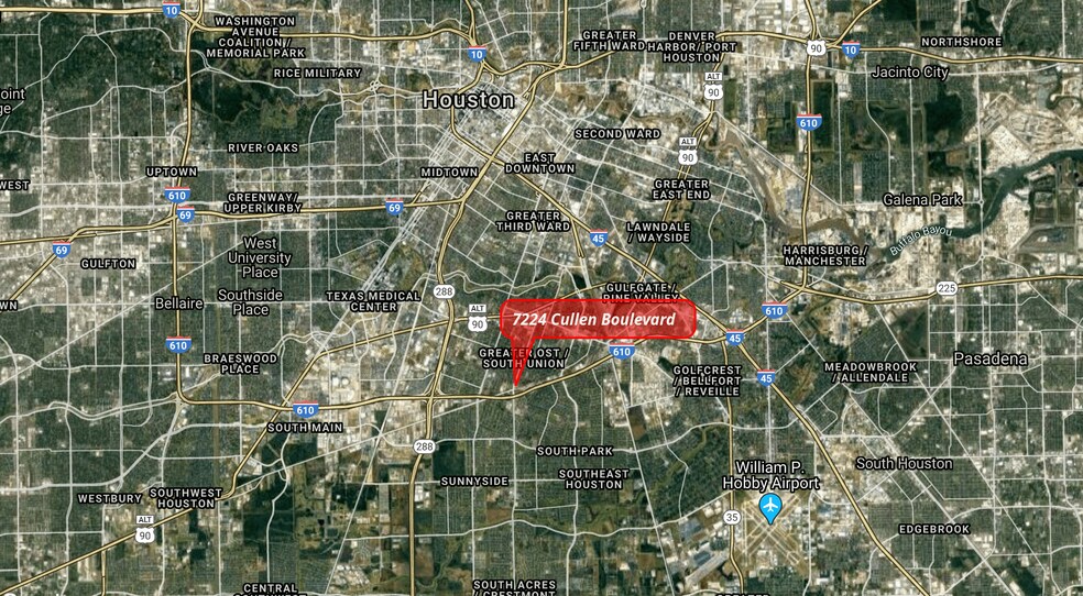 7224 Cullen Blvd, Houston, TX à vendre - Aérien - Image 3 de 4