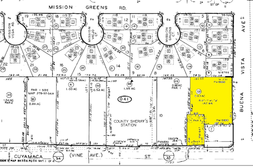 8781 Cuyamaca St, Santee, CA à louer - Plan cadastral - Image 3 de 3