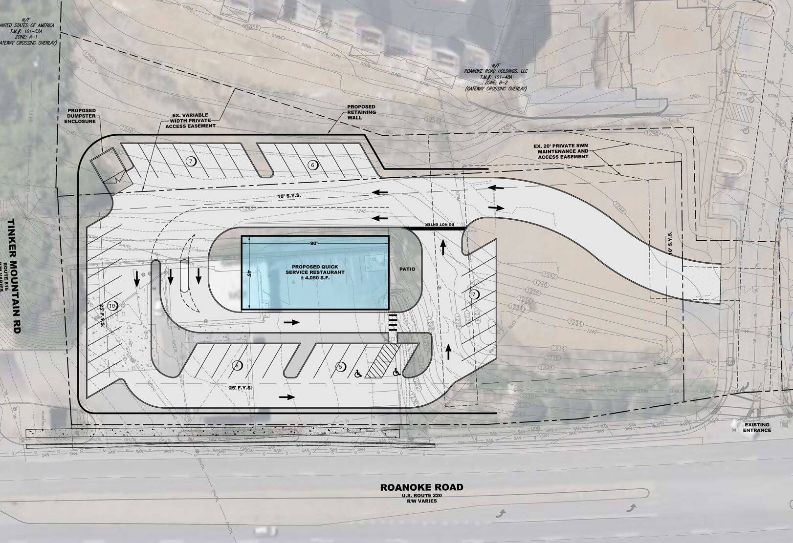 389 Roanoke Rd, Daleville, VA for lease Site Plan- Image 1 of 5