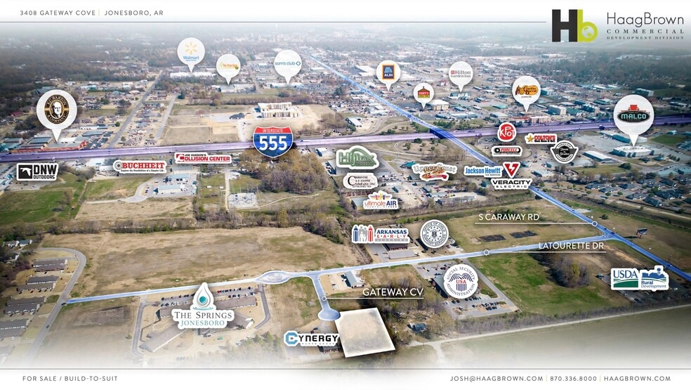 3408 Gateway Cv, Jonesboro, AR for sale - Aerial - Image 3 of 6