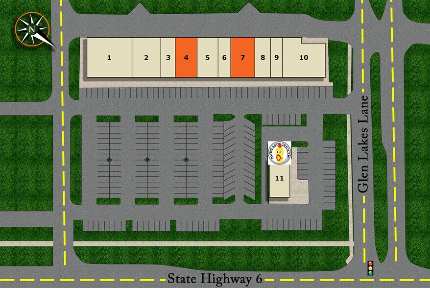 6302 S Highway 6, Missouri City, TX à louer - Plan de site - Image 2 de 2
