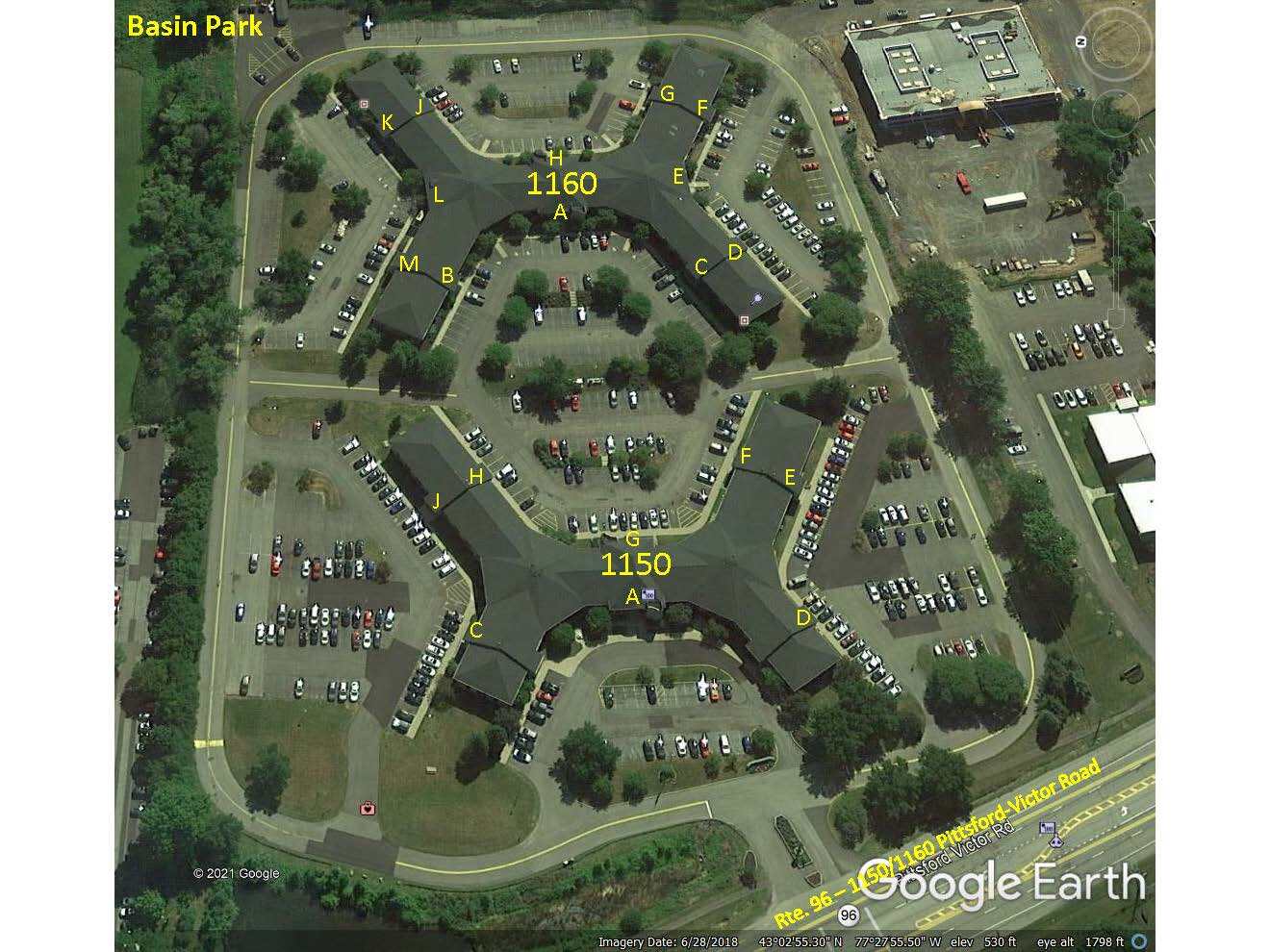 1160 Pittsford-Victor Rd, Pittsford, NY for lease Aerial- Image 1 of 3