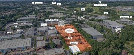 Hedge End, Southampton, HAM - Aerial map view