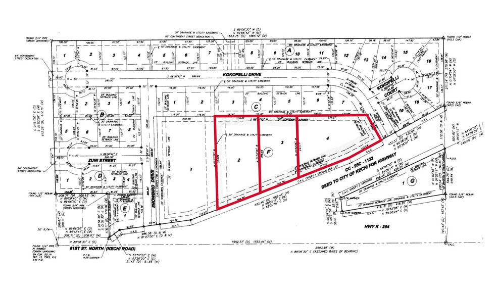 810 E Kechi Rd, Kechi, KS for lease - Plat Map - Image 2 of 2
