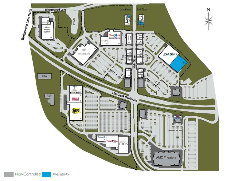 12530-12550 Elm Creek Blvd N, Maple Grove, MN à vendre - Plan de site - Image 1 de 1