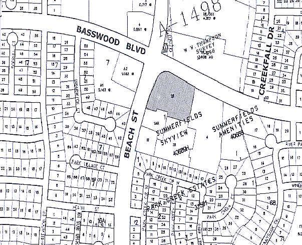 4400 Basswood Blvd, Fort Worth, TX for lease - Plat Map - Image 2 of 3