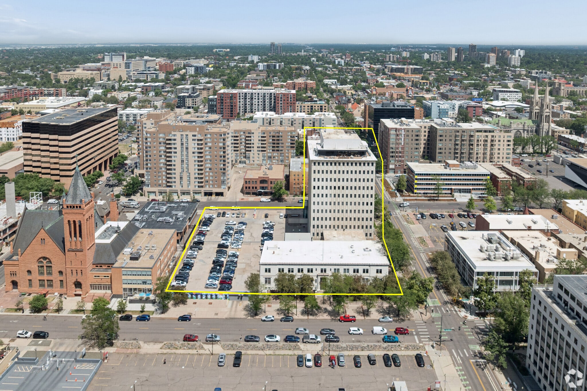 Value-Add Opp | Office & Parking Lot Dev portfolio of 2 properties for sale on LoopNet.ca Aerial- Image 1 of 28