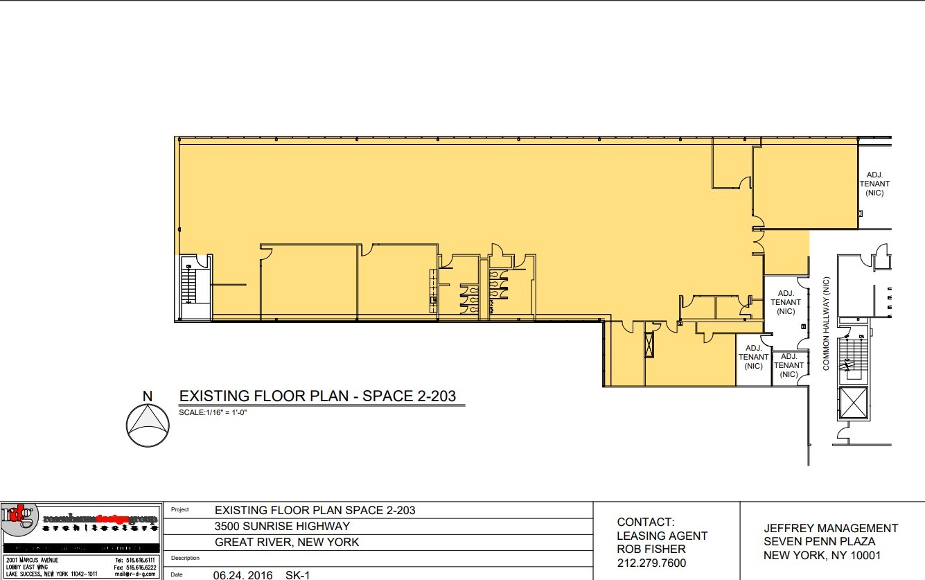 3500 Sunrise Business, Great River, NY à louer Plan d  tage- Image 1 de 1