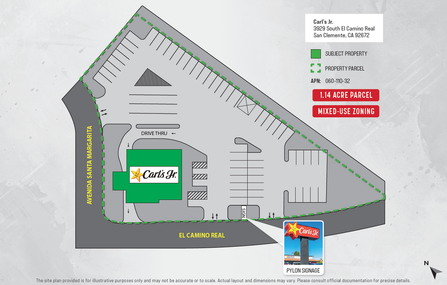 3929 S El Camino Real, San Clemente, CA à vendre - Plan de site - Image 2 de 4