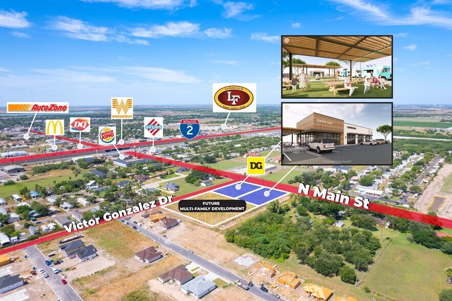 1500 N Main St, La Feria, TX à louer - Aérien - Image 2 de 8
