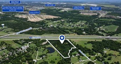 SWC of Interstate 20 & Shannon Road, Mesquite, TX - AÉRIEN Vue de la carte - Image1