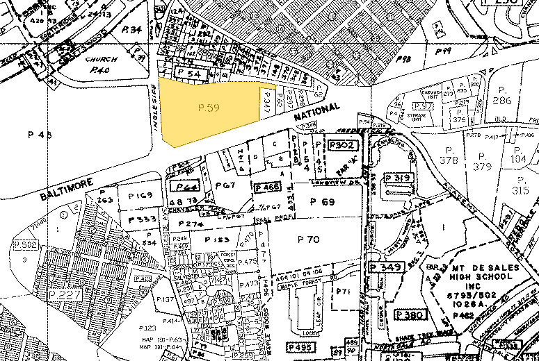 5624-5660 Baltimore National Pike, Catonsville, MD à vendre Plan cadastral- Image 1 de 1