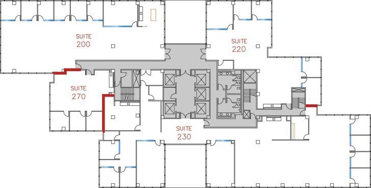 3131 Camino del Rio N, San Diego, CA à louer Plan d’étage- Image 1 de 7