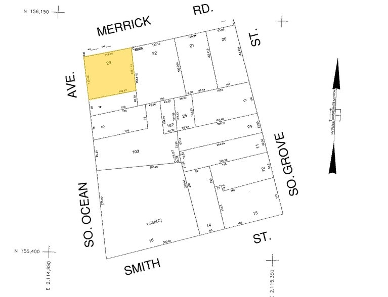 131 W Merrick Rd, Freeport, NY for lease - Plat Map - Image 2 of 7