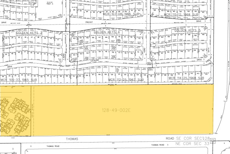6200 E Thomas Rd, Scottsdale, AZ for lease - Plat Map - Image 2 of 11
