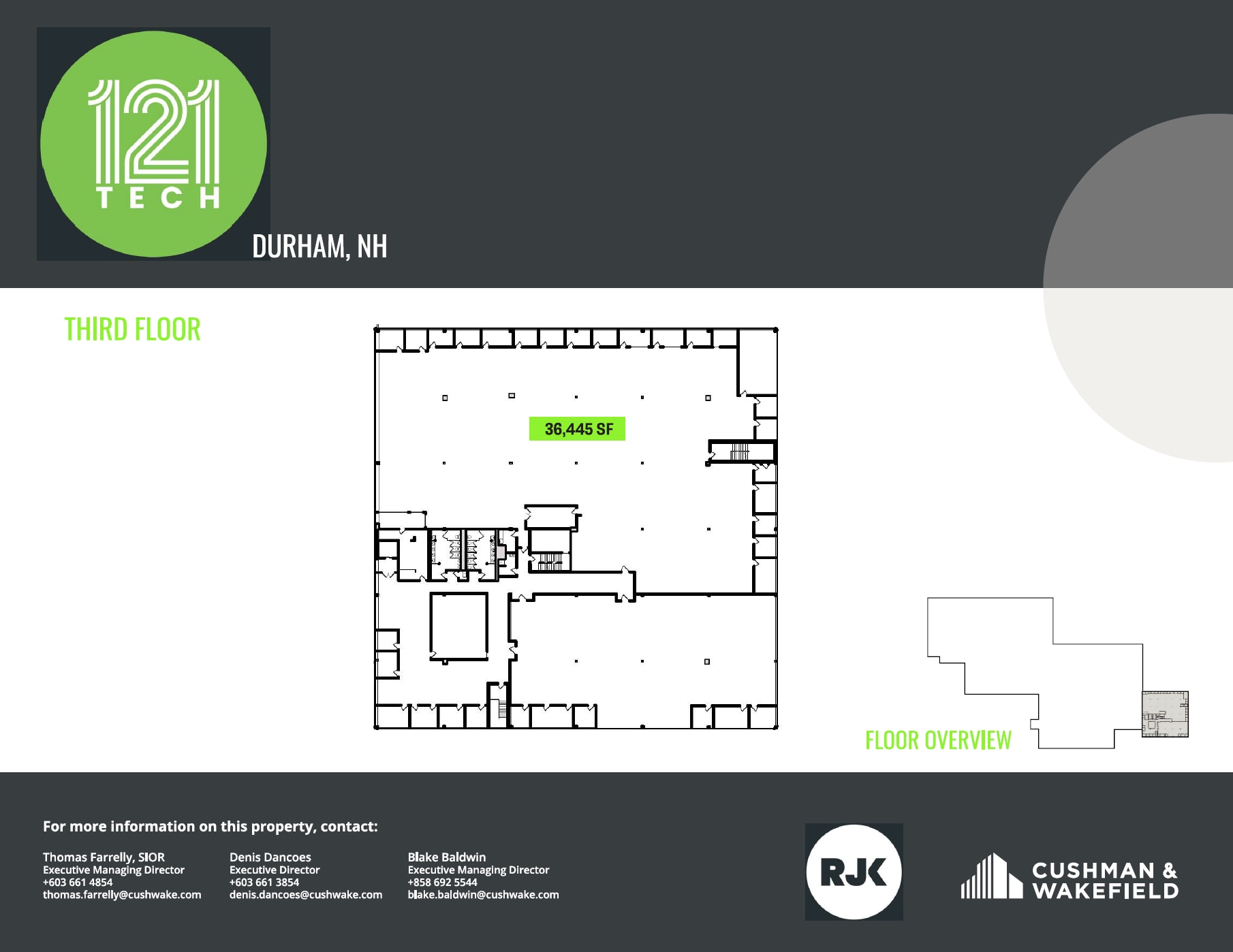 121 Technology Dr, Durham, NH for lease Floor Plan- Image 1 of 1
