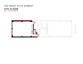 242 W 27th St, New York, NY for lease Floor Plan- Image 1 of 2