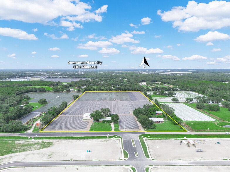 506 E Trapnell Rd, Plant City, FL à vendre - Aérien - Image 2 de 10