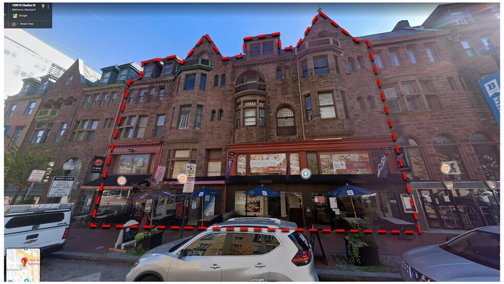1309-1317 N Charles St, Baltimore, MD à vendre - Photo du bâtiment - Image 3 de 16