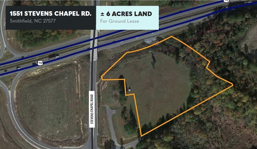 1551 Stevens Chapel Rd, Smithfield, NC for lease - Aerial - Image 1 of 4