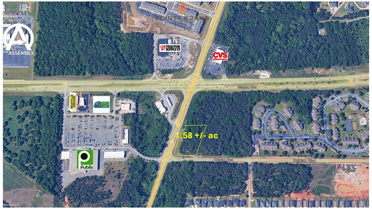 Hwy 41, Warner Robins, GA à vendre Aérien- Image 1 de 2