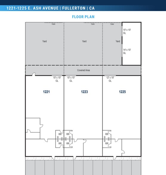 1221-1225 E Ash Ave, Fullerton, CA for sale - Floor Plan - Image 2 of 22