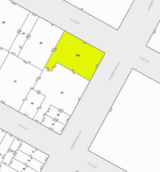 192 Lexington Ave, New York, NY for lease - Plat Map - Image 2 of 15