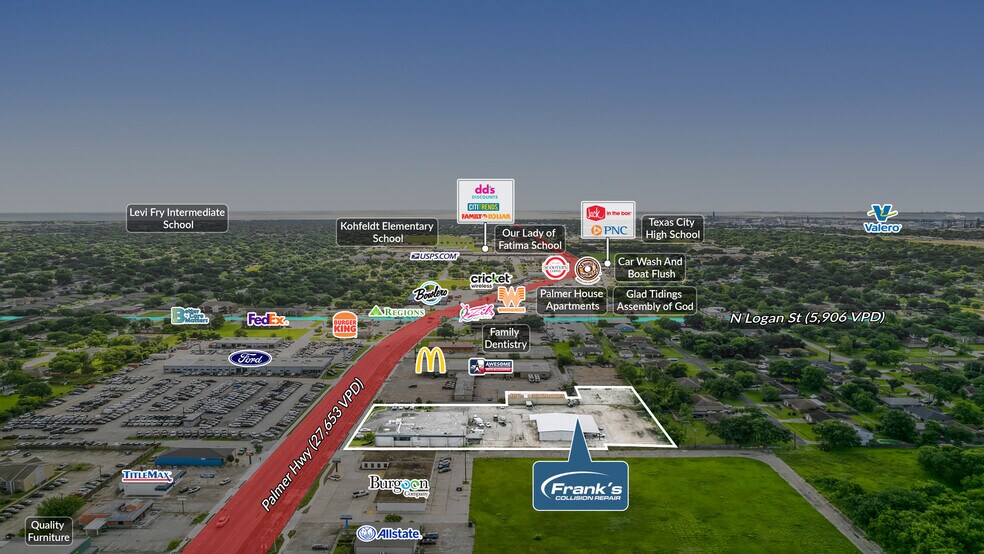 2627 Palmer Hwy, Texas City, TX à vendre - Photo du bâtiment - Image 2 de 5