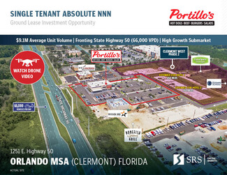 Plus de détails pour 1251 E Highway 50, Clermont, FL - Vente au détail à vendre