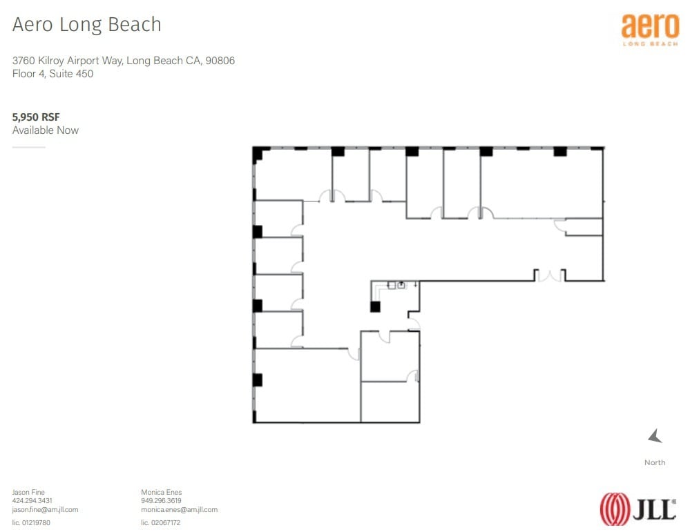 3900 Kilroy Airport Way, Long Beach, CA for lease Floor Plan- Image 1 of 1