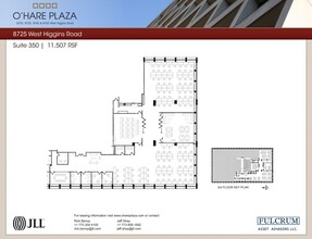 8725 W Higgins Rd, Chicago, IL à louer Plan d  tage- Image 1 de 1