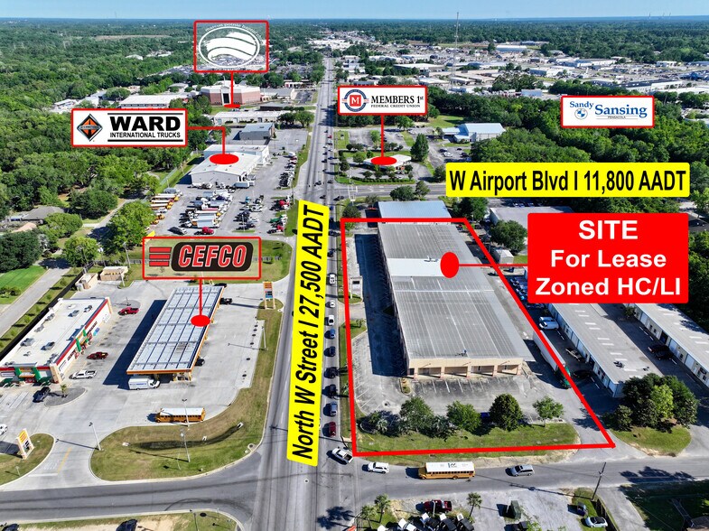 5800 N W St, Pensacola, FL for lease - Building Photo - Image 2 of 12