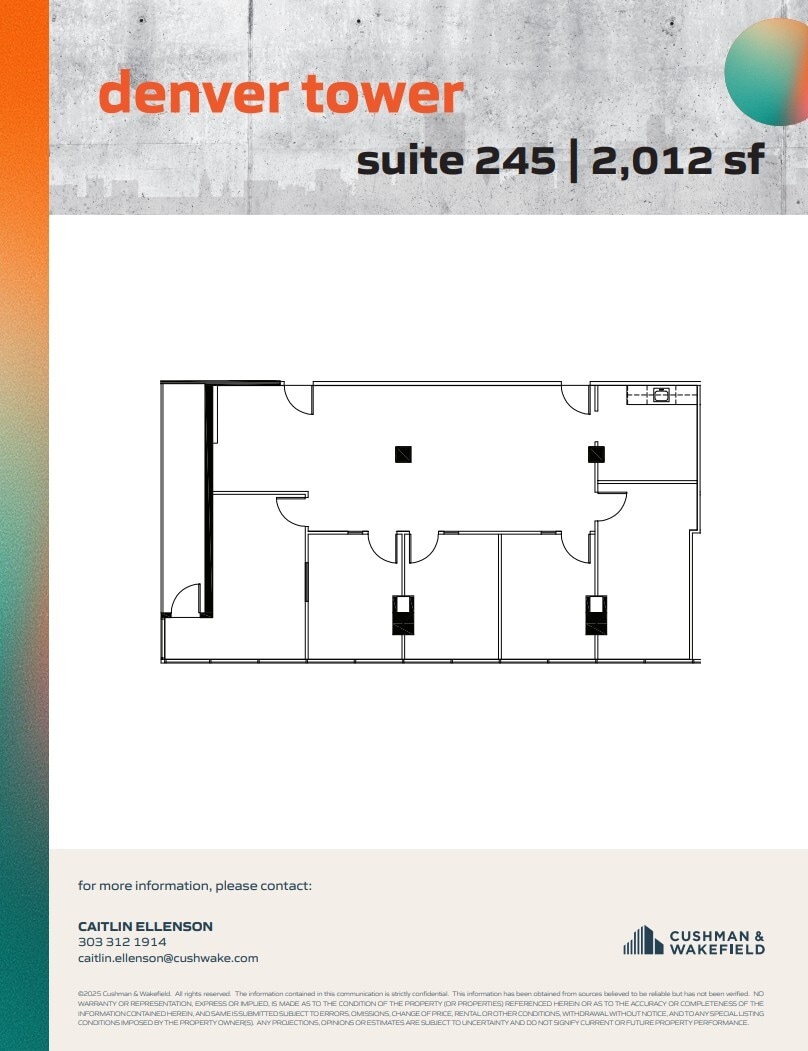 1905 Sherman St, Denver, CO for lease Floor Plan- Image 1 of 1