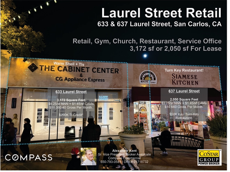 633-637 Laurel St, San Carlos, CA for lease - Building Photo - Image 1 of 8