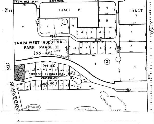 7211 Anderson Rd, Tampa, FL for lease - Plat Map - Image 2 of 12