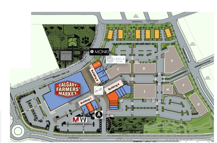Greenwich Vw NW, Calgary, AB for lease Site Plan- Image 1 of 1