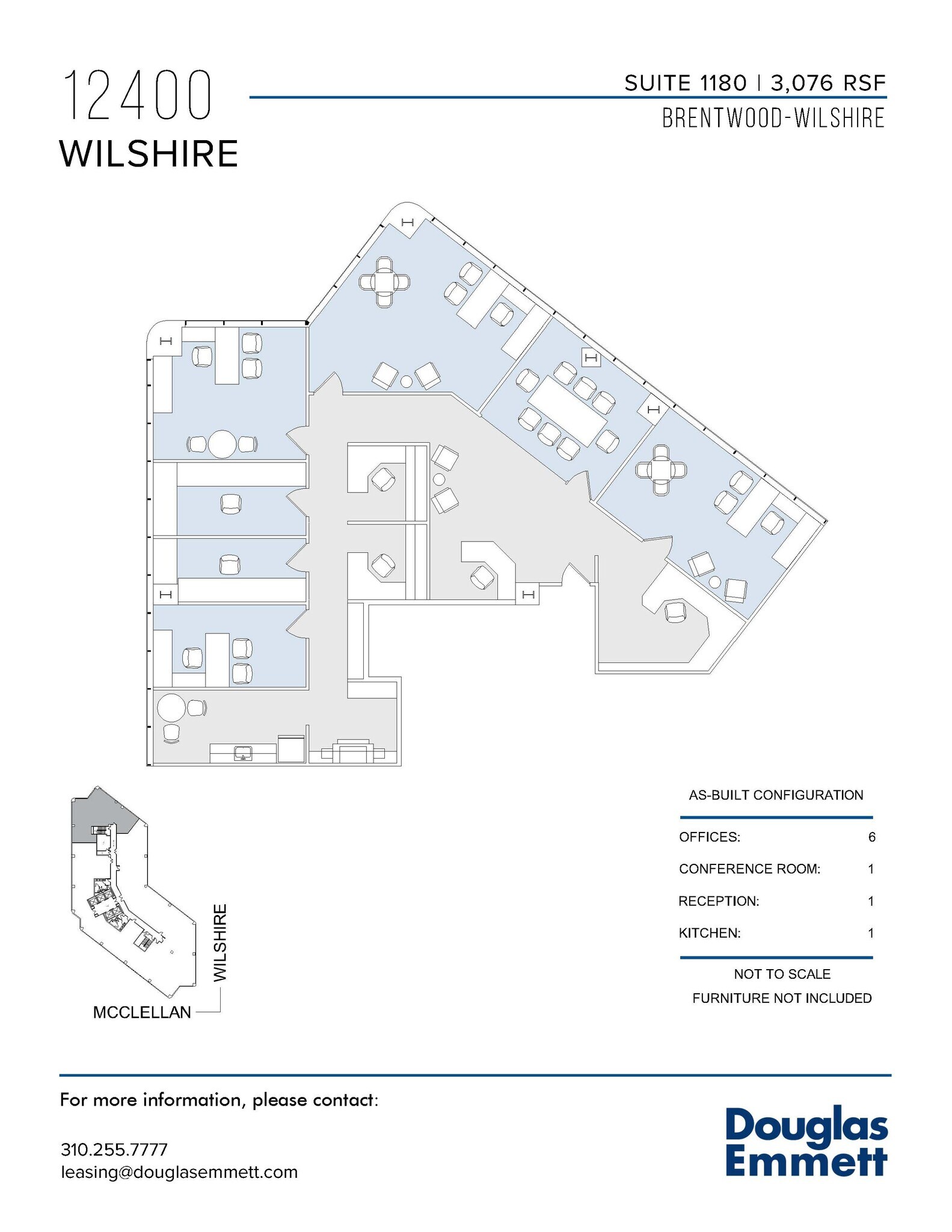 12400 Wilshire Blvd, Los Angeles, CA à louer Plan d  tage- Image 1 de 1