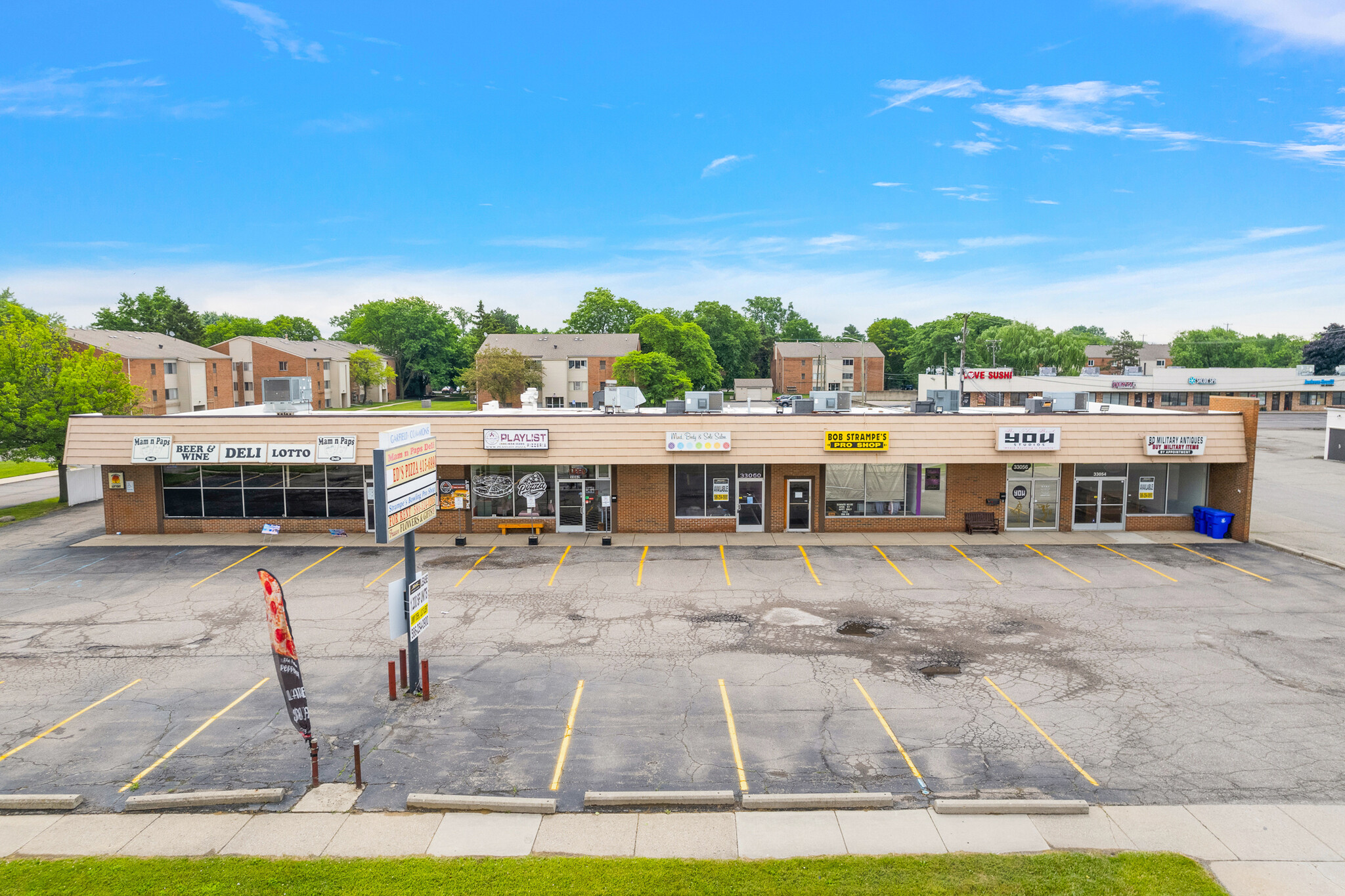 33054-33066 Garfield Rd, Fraser, MI for lease Building Photo- Image 1 of 3