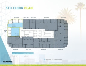 7700 Irvine Center Dr, Irvine, CA à louer Plan d’étage- Image 1 de 1