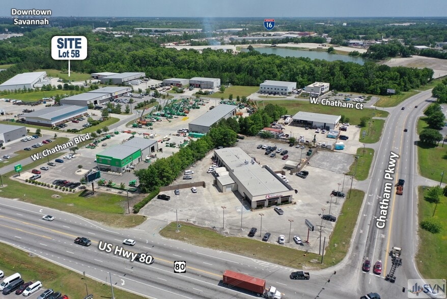 38 W Chatham Ct, Garden City, GA à louer - Aérien - Image 3 de 11