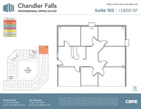 1490 S Price Rd, Chandler, AZ à louer Plan d’étage- Image 1 de 1