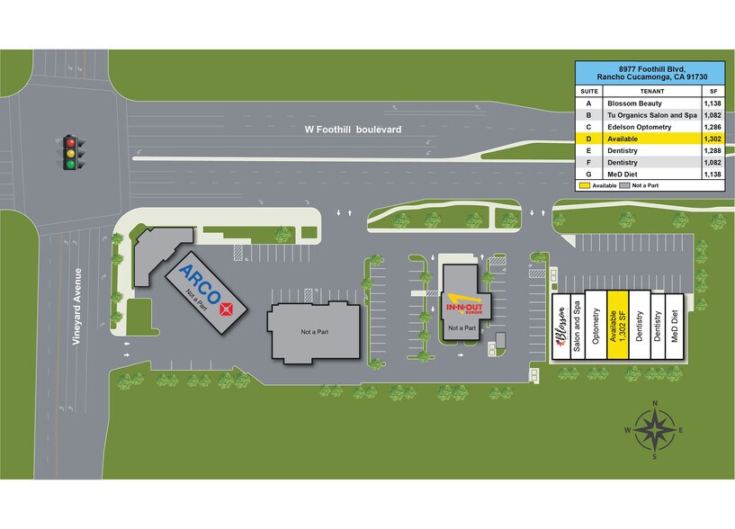 8977 Foothill Blvd, Rancho Cucamonga, CA à louer - Photo du bâtiment - Image 2 de 10