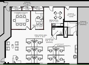 35 E 1st St, Hinsdale, IL à louer Plan d  tage- Image 1 de 7