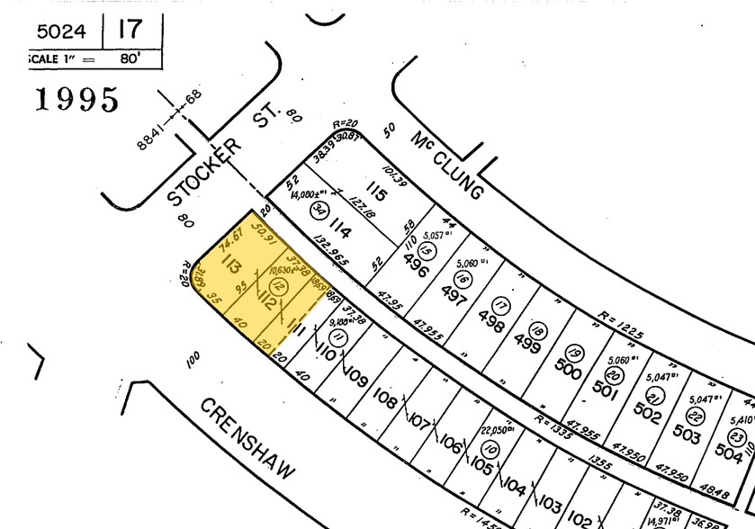 4200 Crenshaw Blvd, Los Angeles, CA à louer - Plan cadastral - Image 2 de 6