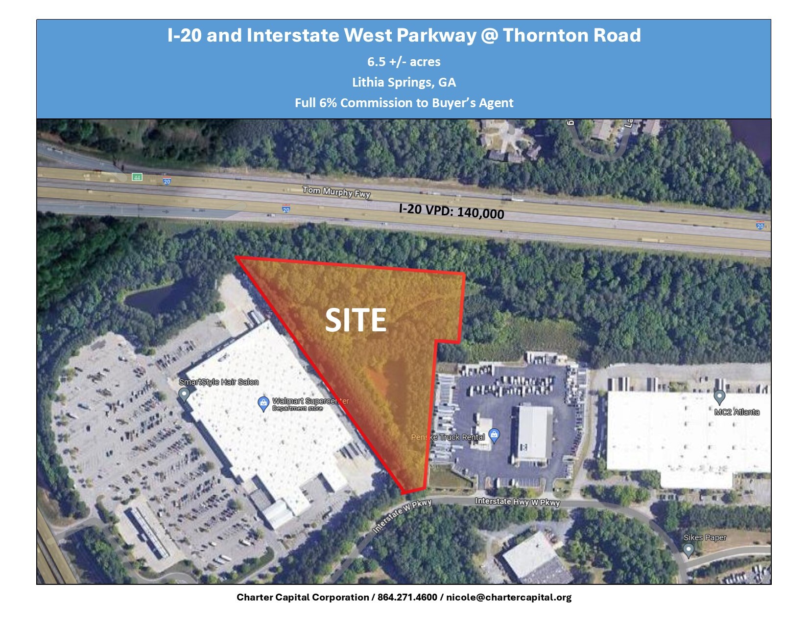 I-20 & Interstate West Pky, Austell, GA à vendre Photo du b timent- Image 1 de 2