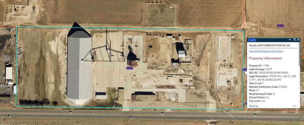 1701 E Highway 114, Levelland, TX à vendre - Plan de site - Image 1 de 3