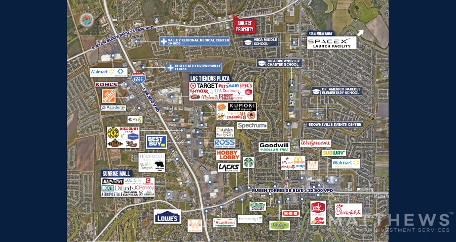 1205 E Alton Gloor Blvd, Brownsville, TX for sale - Building Photo - Image 2 of 3